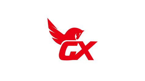 冠骁地勘公司商标设计以字母GX为主体结构_空灵LOGO设计公司