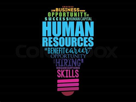 HR - Human Resources word cloud | Stock vector | Colourbox