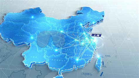 中国地图辐射全国_AE模板下载(编号:6598815)_AE模板_VJ师网 www.vjshi.com