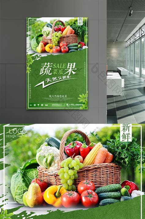 蔬菜瓜果有机食品促销模板-包图网