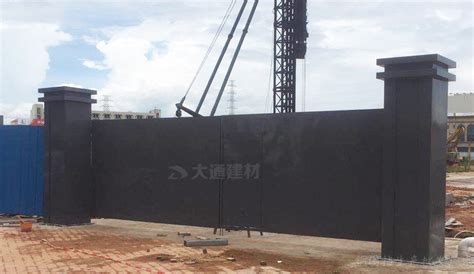 工程施工标准工地大门 可定制-工地大门-围挡中心-深圳大通建材围挡厂家