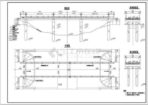 市政桥梁工程识图，桥梁纵横断面图、结构构件图 - 土木在线