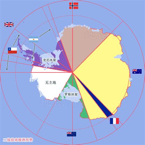 南极地图图片