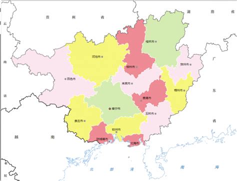 桂林市的GPS地图