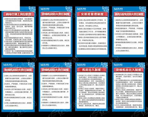 物业部电工规章制度展板CDR素材免费下载_红动中国