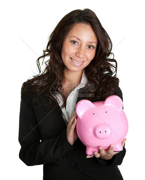 美美的年轻女子存钱微笑金发金融女孩们投资小猪笔记女孩喜悦银行业高清图片下载-正版图片321851501-摄图网