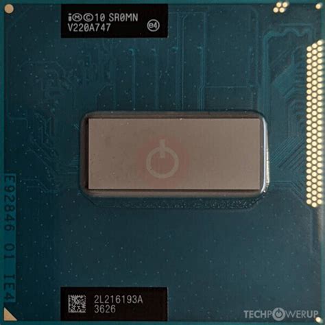 Intel Core i7-3610QM Specs | TechPowerUp CPU Database