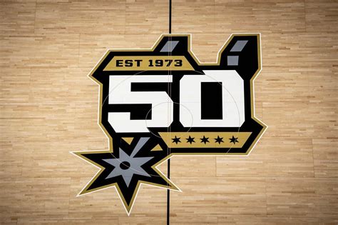马刺公布球队新赛季50周年主场logo - 篮球梦