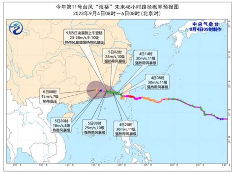 2023台风海葵实时路径图（附查询入口）- 湛江本地宝