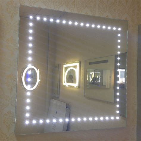 带灯浴室壁镜 酒店LED浴室镜子【价格，厂家，求购，什么品牌好 ...