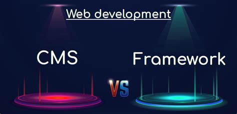 Difference between CMS and Framework in web development | Geekboots