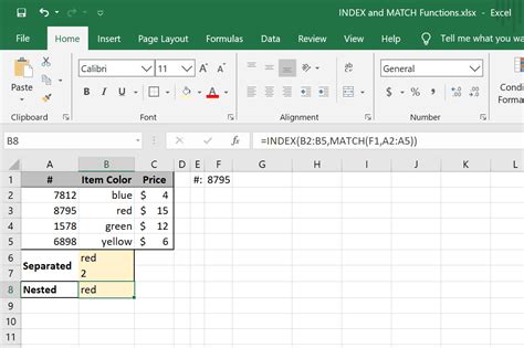 How to use the Excel INDEX function | Exceljet