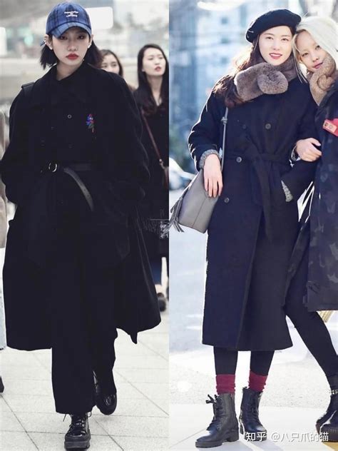 这个冬季“首尔街拍”赢得彻底，女孩子穿基础的黑色，仍惊艳街头 - 知乎