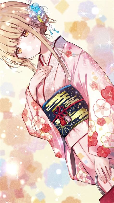 和服温柔女生头像动漫