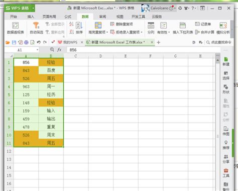 Excel高亮重复项如何使用-Excel高亮重复项使用方法 - PC下载网资讯网
