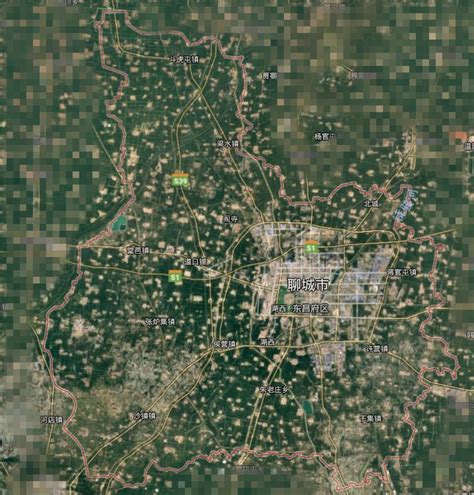 聊城在卫星地图上什么模样？8个县市区在卫星地图上又是什么“姿态”|卫星地图|聊城|县市区_新浪新闻