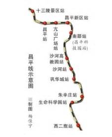 北京地铁昌平线线路图与时刻表_京城网