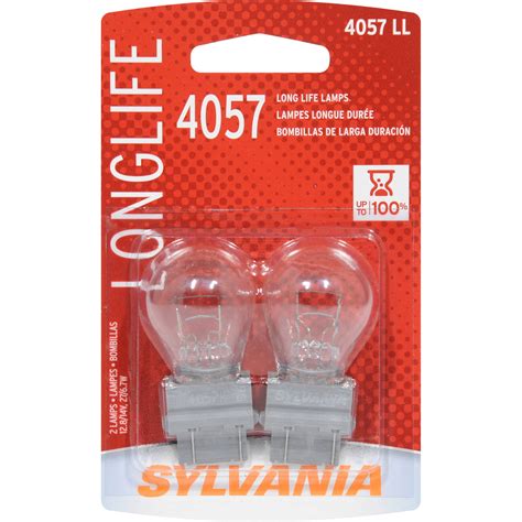 Sylvania 4057 Long Life Miniature Bulb, Contains 2 Bulbs - Walmart.com