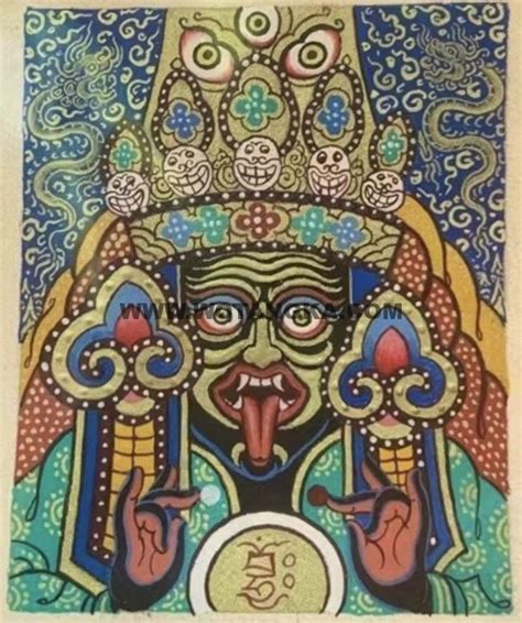 女财神藏地女神扎基拉姆图片