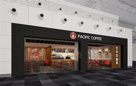 悦级咖啡连锁品牌空间设计_餐饮商业店铺设计公司 - 艺点创意商城