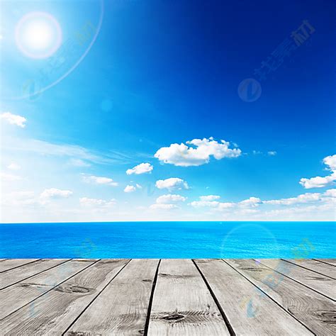 美丽的碧海蓝天高清图图片下载-找素材