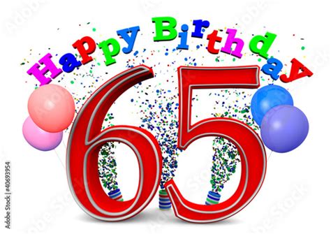 "Happy Birthday 65" Stockfotos und lizenzfreie Bilder auf Fotolia.com ...