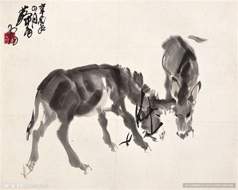 黄胄画驴真迹图片
