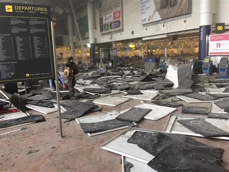 比利时首都机场发生爆炸 爆炸发生时正值机场早高峰|连环爆炸|布鲁塞尔_凤凰山东