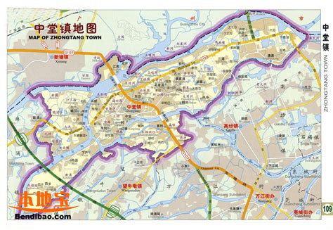 东莞市行政区划图及交通图