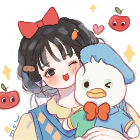 超温柔迪士尼头像女生