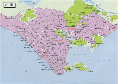 汕尾市区地图|汕尾市区地图全图高清版大图片|旅途风景图片网|www.visacits.com