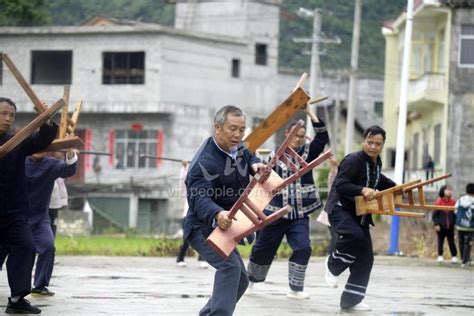 贵州安龙：布依族武术 从生活到国家非遗-人民图片网