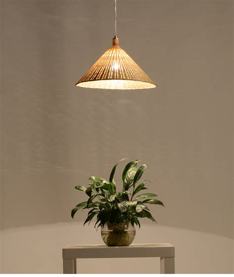 PTLIFE平田 创意个性竹编吊灯 中式灯具 -美间设计