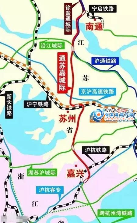 张家港铁路规划图 _排行榜大全