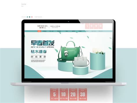 包包网站首页设计展示_阿汤TANG-站酷ZCOOL