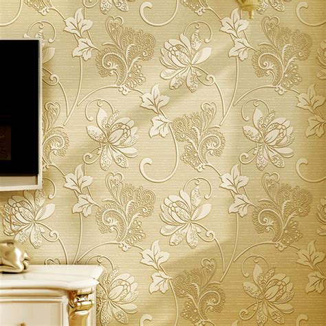 无纺布壁纸田园风格3d浮雕蝴蝶花环保温馨客厅卧室电视背景墙墙纸-阿里巴巴