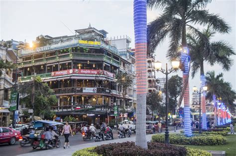 柬埔寨金边 psar 特梅中央市场高清摄影大图-千库网