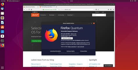 Firefox ESR 60 Is Now Available on Ubuntu as a Snap, Here