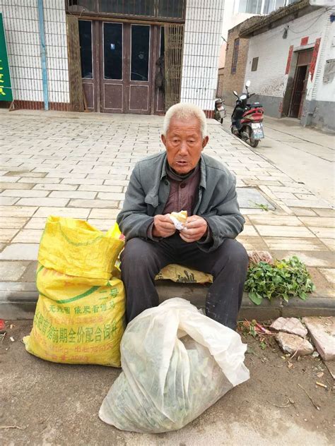 76岁老人卖一天红薯苗，挣了20多元钱舍不得吃午饭，回家自己煮饭|红薯苗|老伙计|老人_新浪新闻