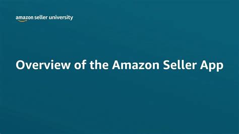 Amazon Seller App: Manage your online business on the go