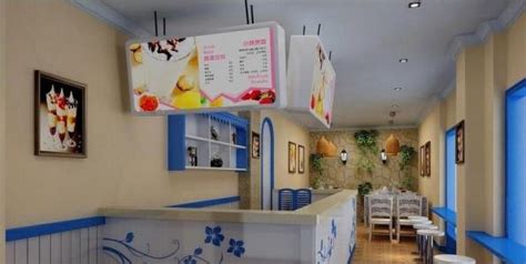 时尚冷饮店设计：一只酸奶牛南宁西大店|空间|家装设计|餐饮设计师贵哥 - 原创作品 - 站酷 (ZCOOL)
