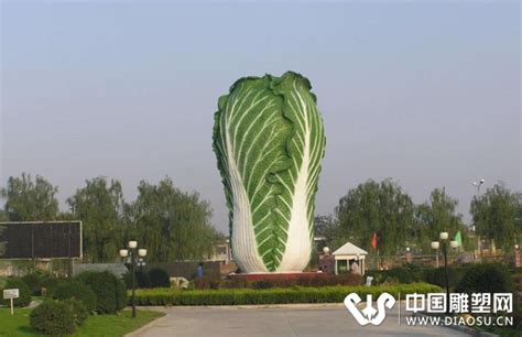 河北出现“奇葩”雕塑，20米高的巨型“大白菜”，成网红打卡圣地 - 中国雕塑网