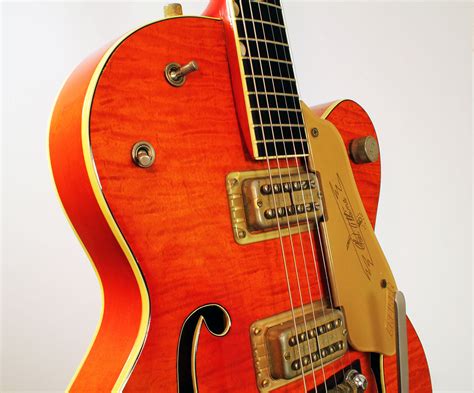 Gretsch G6120 Chet Atkins Hollow Body Orange Stain | Gino Guitars