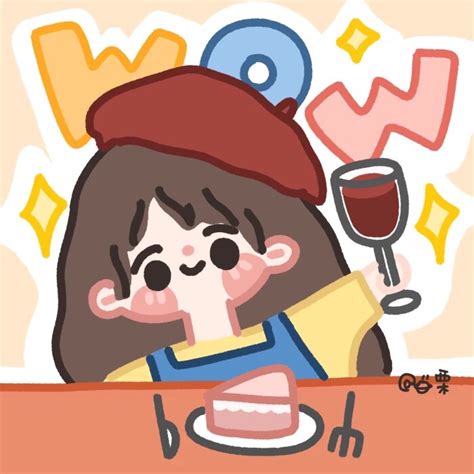 零食头像甜美女生可爱