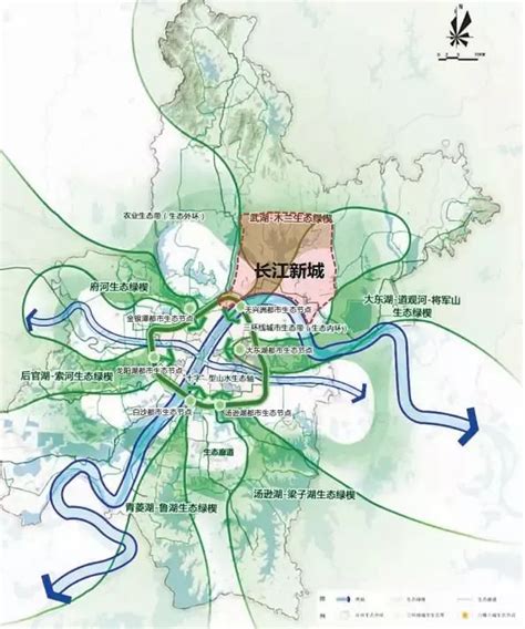 武汉新城规划发布 横跨武汉鄂州两市 武鄂黄黄中心将崛起科创高地 - 湖北日报新闻客户端