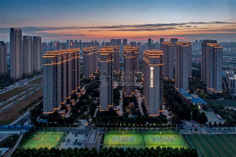 武汉CBD商务区泛海国际居住区高清图片下载-正版图片500963174-摄图网