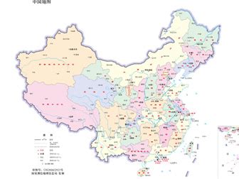 全国地图带省会城市 - 中国地图政区 - 地理教师网