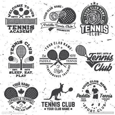 羽毛球标签设计图__广告设计_广告设计_设计图库_昵图网nipic.com