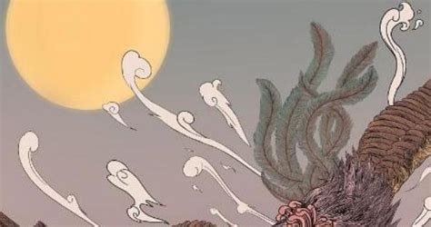 《山海经》四大凶兽——穷奇 | 国潮商业插画_千丶阿律-站酷ZCOOL
