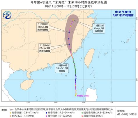 2020年第6号台风米克拉最新消息（附台风路径）- 福州本地宝
